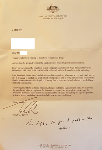 responses from Australian politicians we wrote to